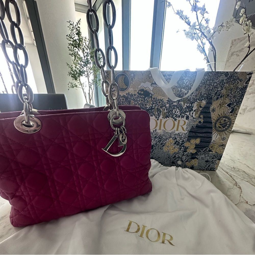 ✨️Authentic Dior cannage Pink Shoulder bag
